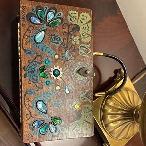 PavanII Enid Collins  Handbag with Colorful Gem Accents